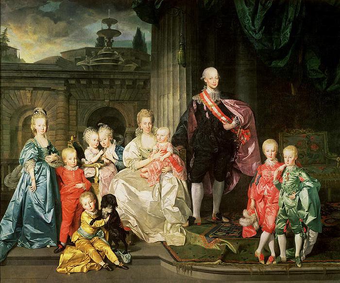 Johann Zoffany Grand Duke Pietro Leopoldo of Tuscany with his Family